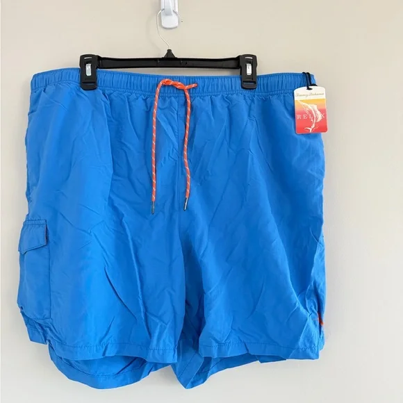 NWT Tommy Bahama Men’s 2XB Relaxed Blue Swim Trunks Resort Beach Vacation Shorts